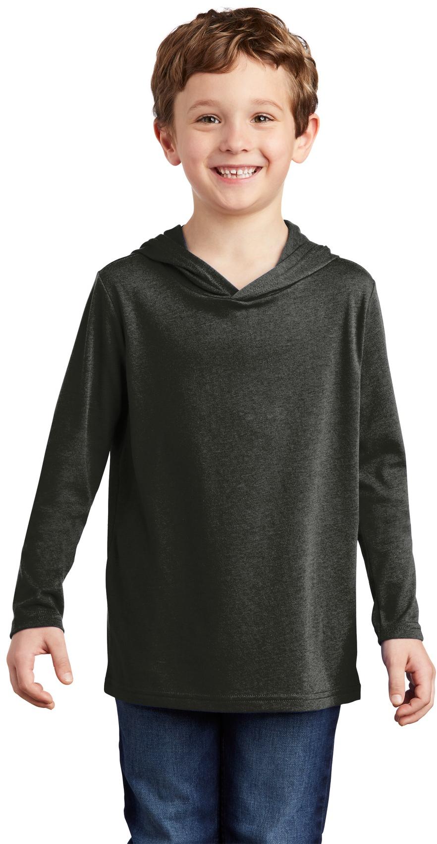 District ® Youth Perfect Tri ® Long Sleeve Kids Hoodie DT139Y Sizes XS-XL - Picture 2 of 30