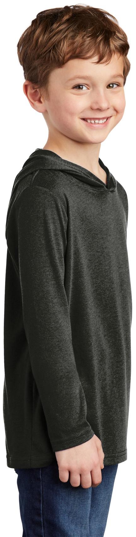 District ® Youth Perfect Tri ® Long Sleeve Kids Hoodie DT139Y Sizes XS-XL - Picture 4 of 30