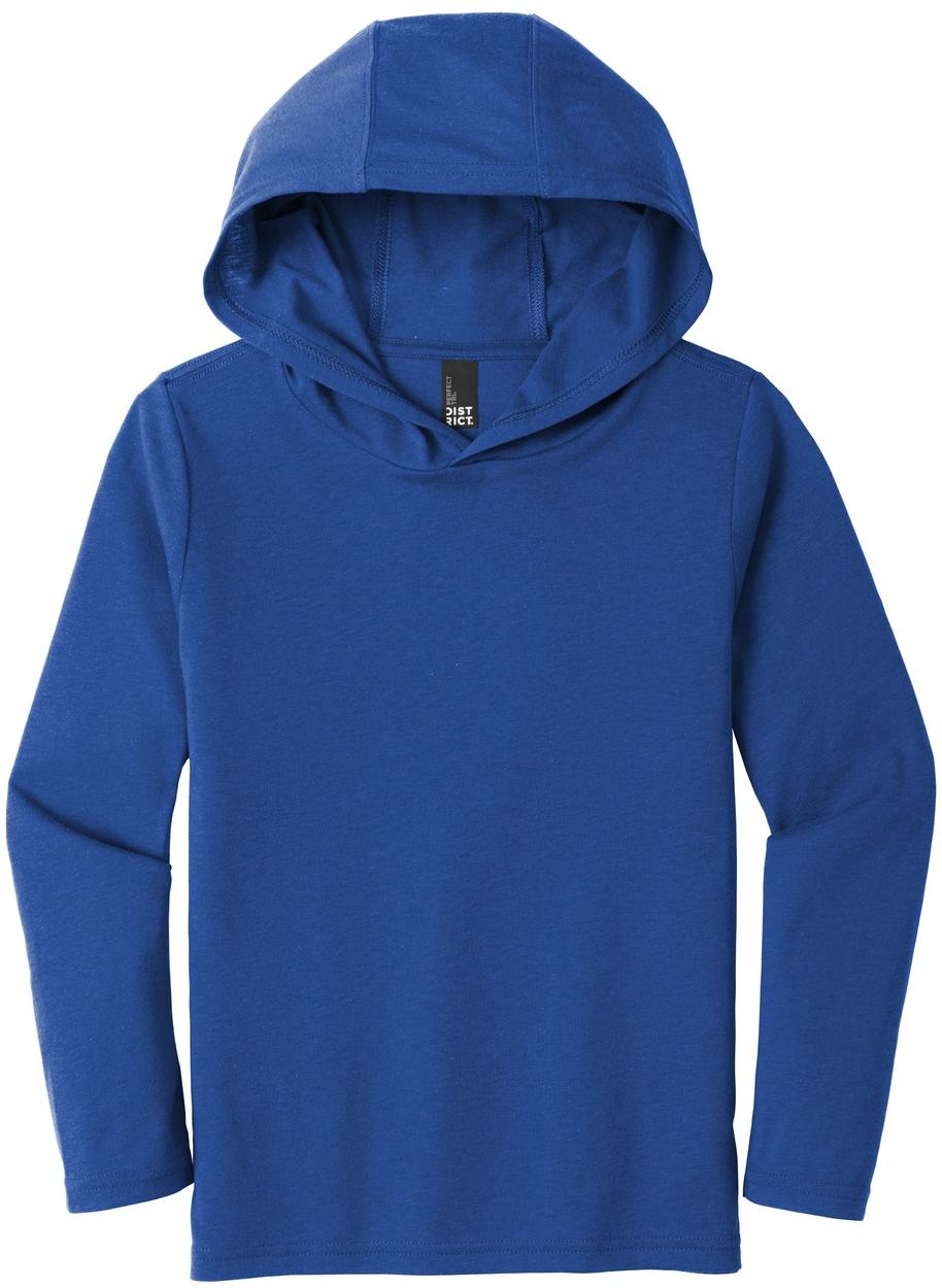 District ® Youth Perfect Tri ® Long Sleeve Kids Hoodie DT139Y Sizes XS-XL - Picture 12 of 30