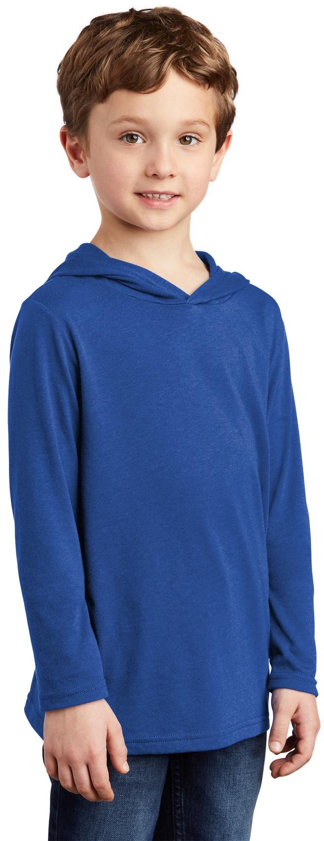 District ® Youth Perfect Tri ® Long Sleeve Kids Hoodie DT139Y Sizes XS-XL - Picture 9 of 30