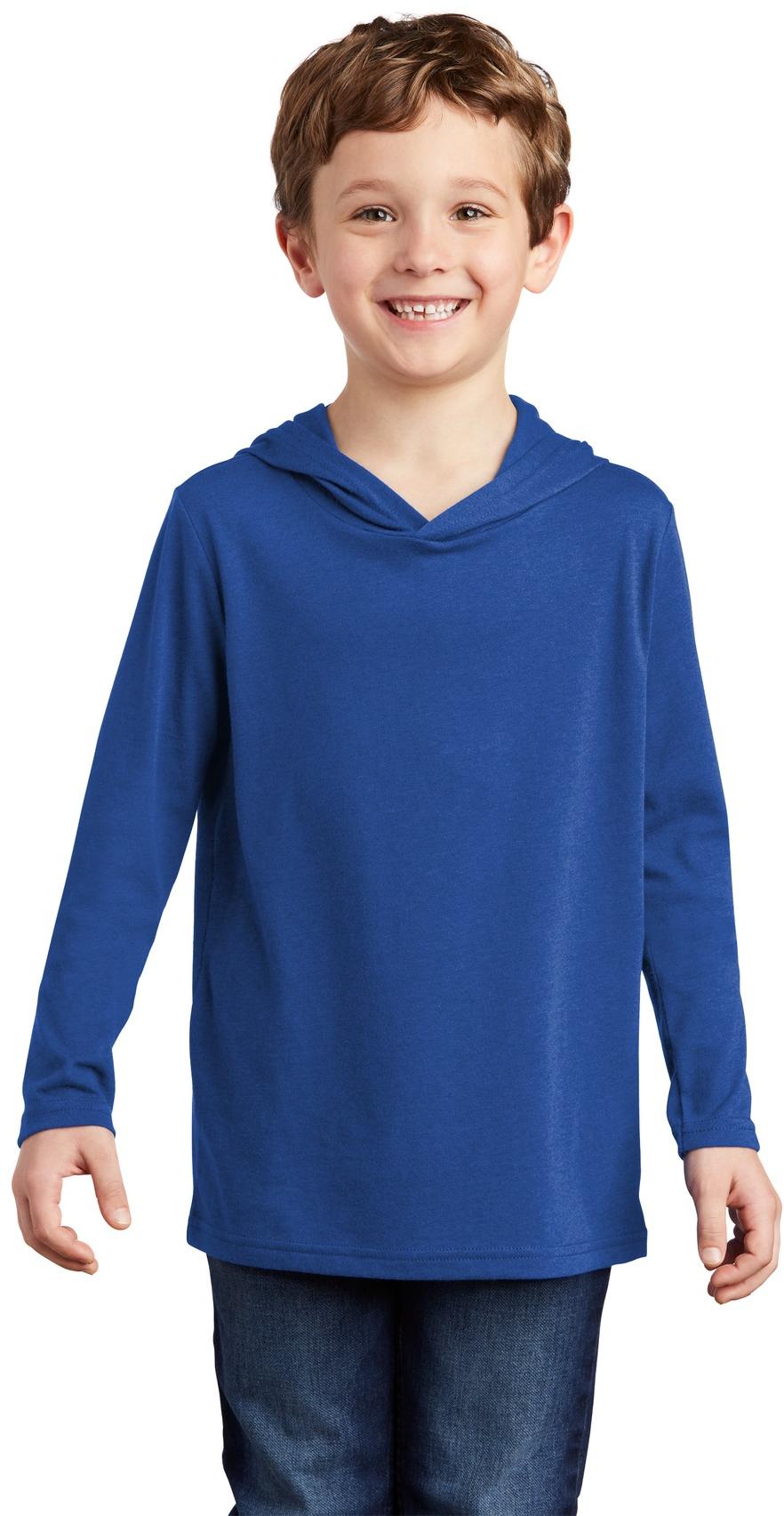 District ® Youth Perfect Tri ® Long Sleeve Kids Hoodie DT139Y Sizes XS-XL - Picture 8 of 30