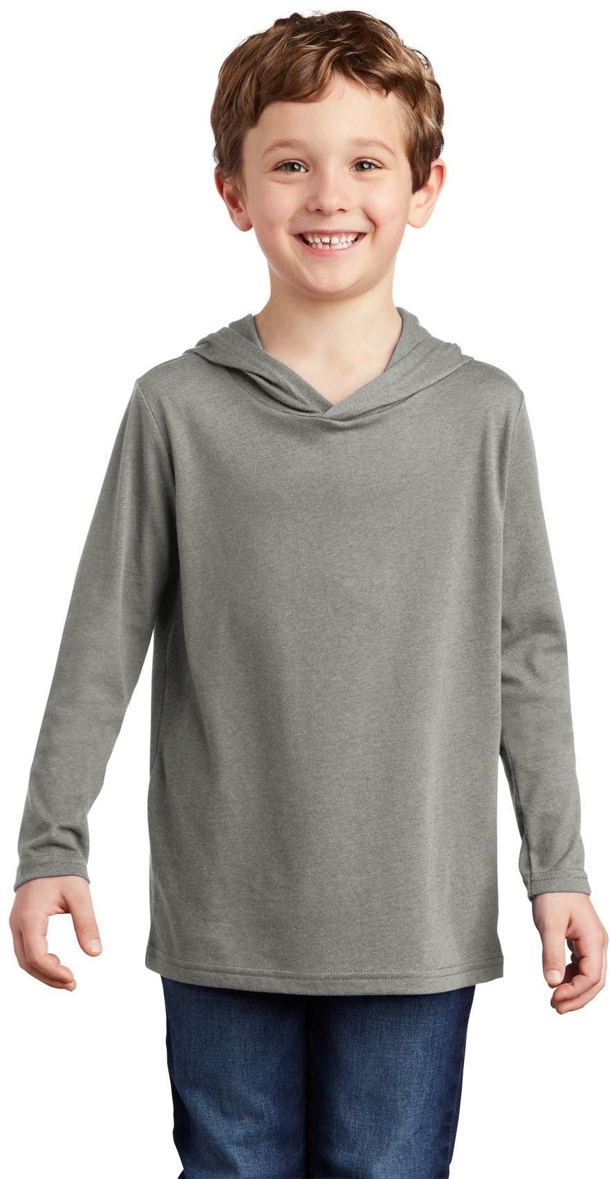 District ® Youth Perfect Tri ® Long Sleeve Kids Hoodie DT139Y Sizes XS-XL - Picture 14 of 30