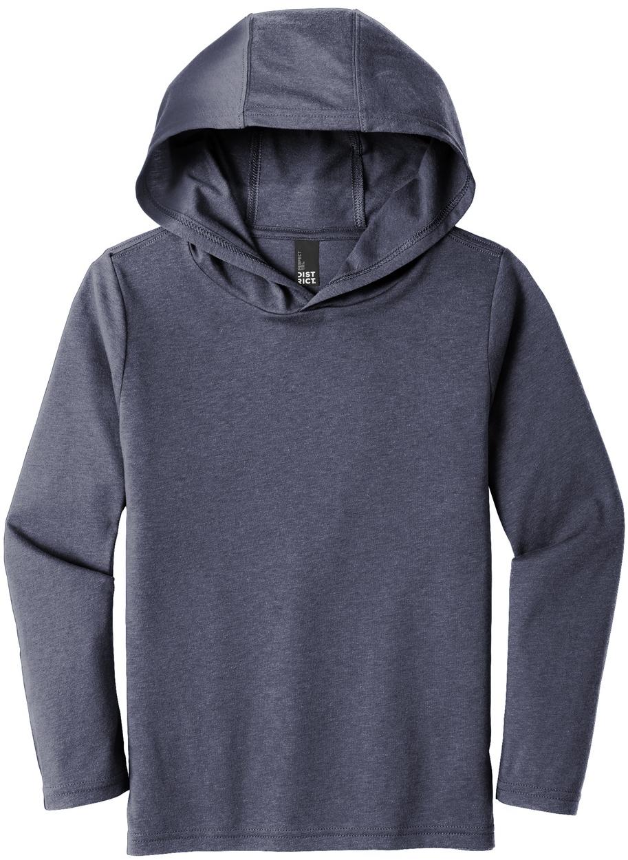 District ® Youth Perfect Tri ® Long Sleeve Kids Hoodie DT139Y Sizes XS-XL - Picture 24 of 30