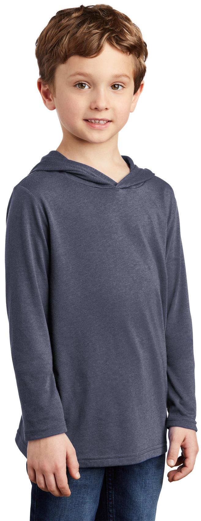 District ® Youth Perfect Tri ® Long Sleeve Kids Hoodie DT139Y Sizes XS-XL - Picture 21 of 30