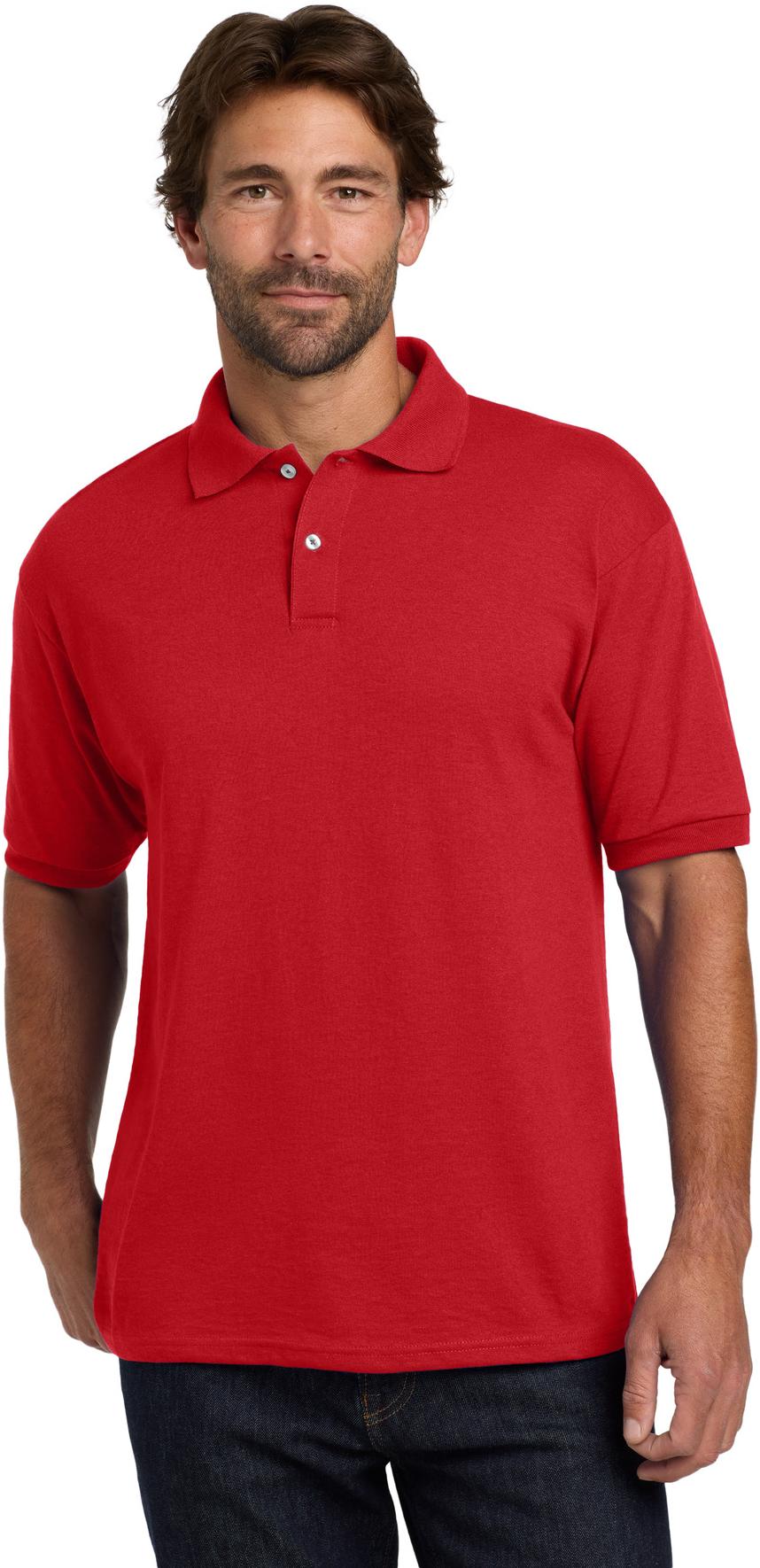 Hanes ® EcoSmart ® - Camisa deportiva tejida jersey de 5,2 onzas para hombre tallas S-3XL 054X - Imagen 14 de 55