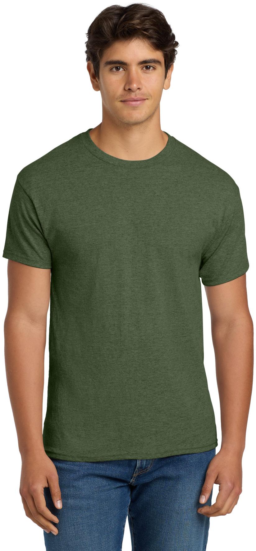 Camiseta Hanes ® - EcoSmart ® 50/50 algodón/poliéster para hombre tallas S-4XL 5170 - Imagen 49 de 89