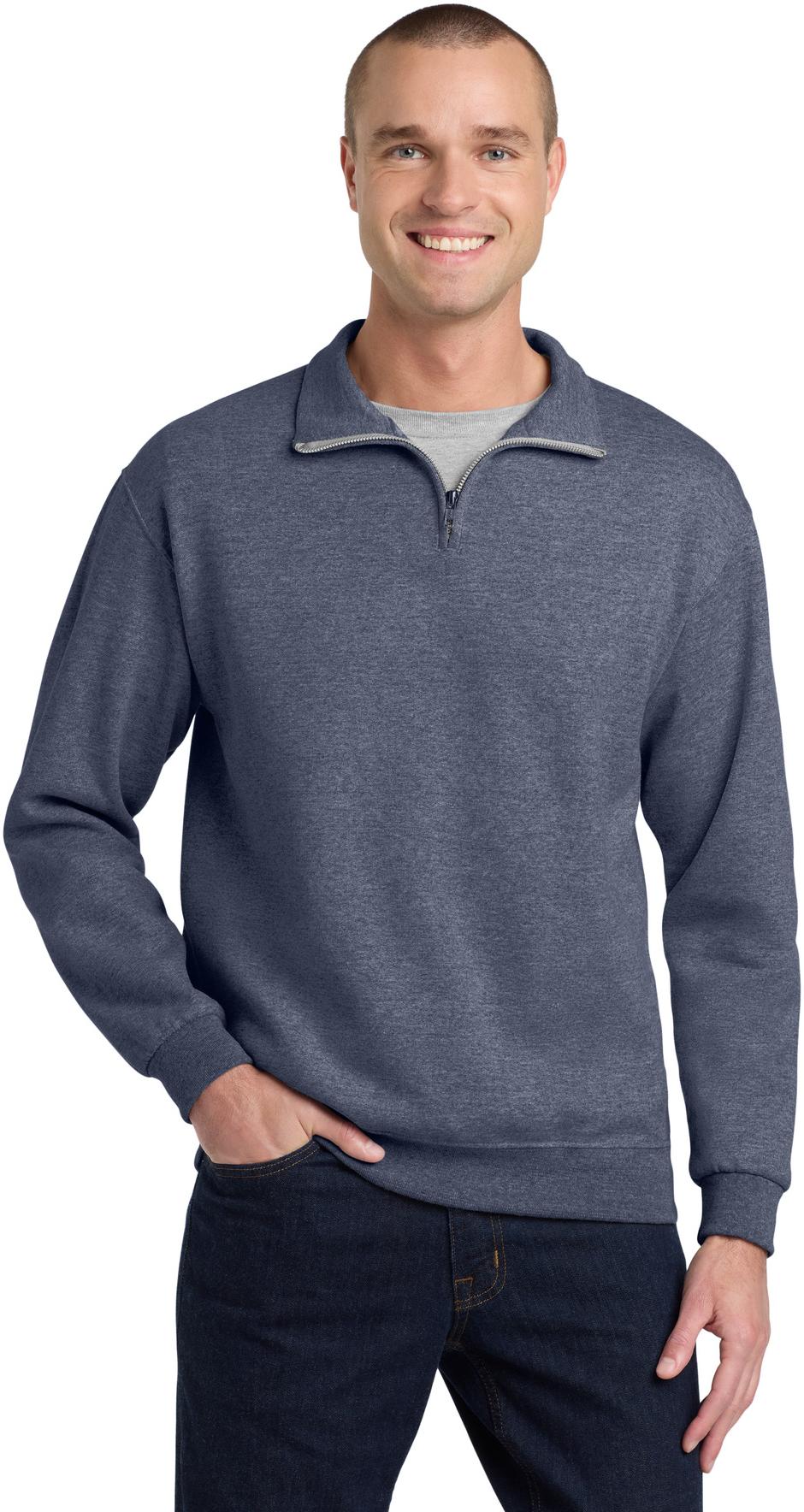 Jerzees ® - NuBlend ® 1/4-Zip Cadet Collar Sweatshirt Mens Sizes S-3XL 995M