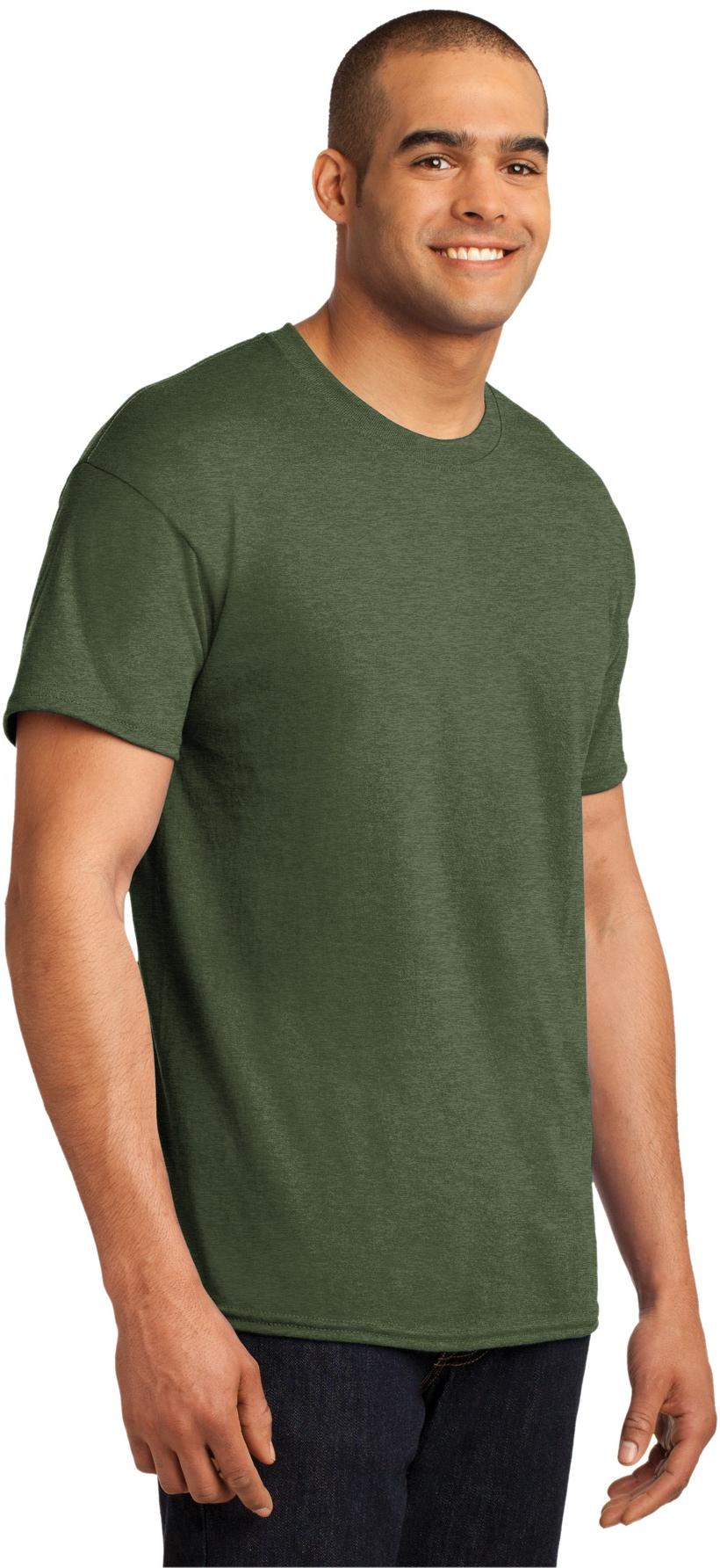 Camiseta Hanes ® - EcoSmart ® 50/50 algodón/poliéster para hombre tallas S-4XL 5170 - Imagen 50 de 89