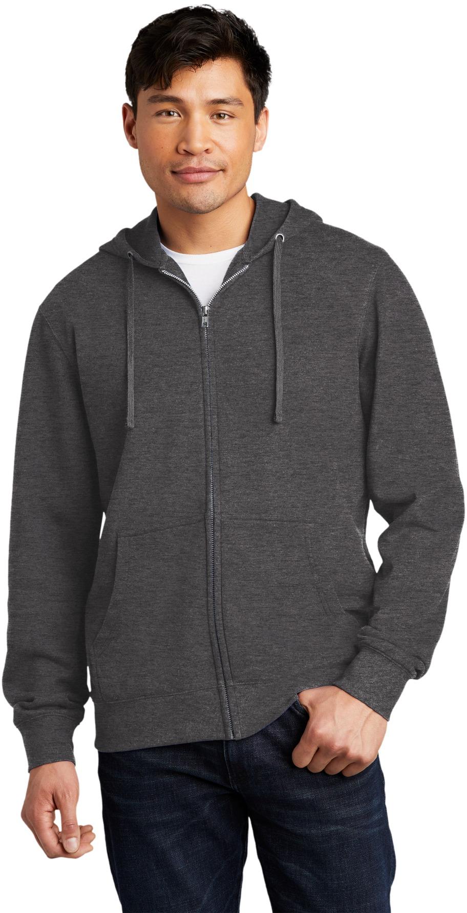 District® V.I.T. ™ Fleece Full-Zip Hoodie Herren Sweatshirt DT6102 Gr. XS-4XL - Bild 27 von 86