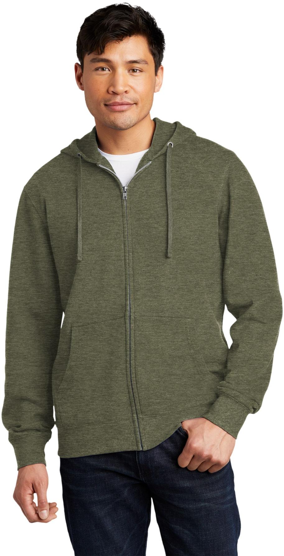 District® V.I.T. ™ Fleece Full-Zip Hoodie Herren Sweatshirt DT6102 Gr. XS-4XL - Bild 39 von 86