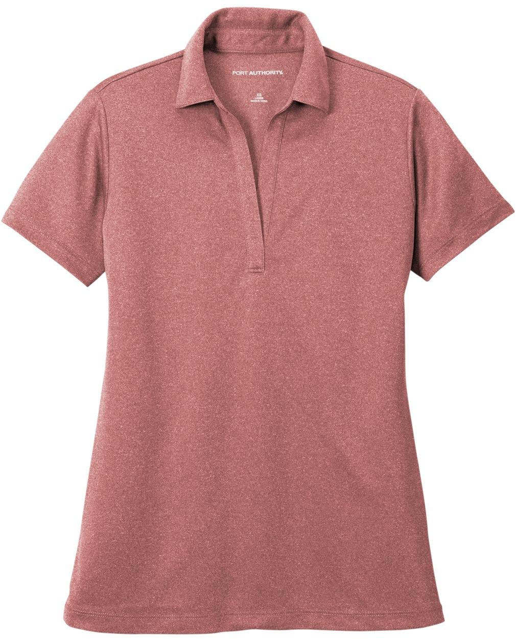 Port Authority ® Ladies Heathered Silk Touch ™ Performance Polo LK542 Size XS-4X - Picture 12 of 43