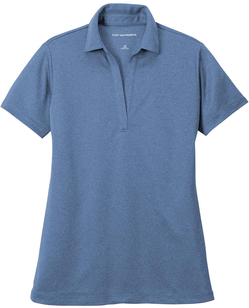 Port Authority ® Ladies Heathered Silk Touch ™ Performance Polo LK542 Size XS-4X - Picture 24 of 43