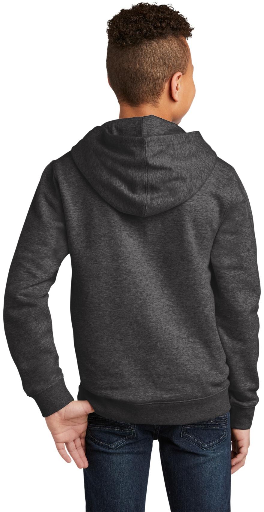 District ® Youth V.I.T. ™ Fleece Hoodie Kids Sweatshirt DT6100Y Sizes XS-XL - Picture 18 of 44