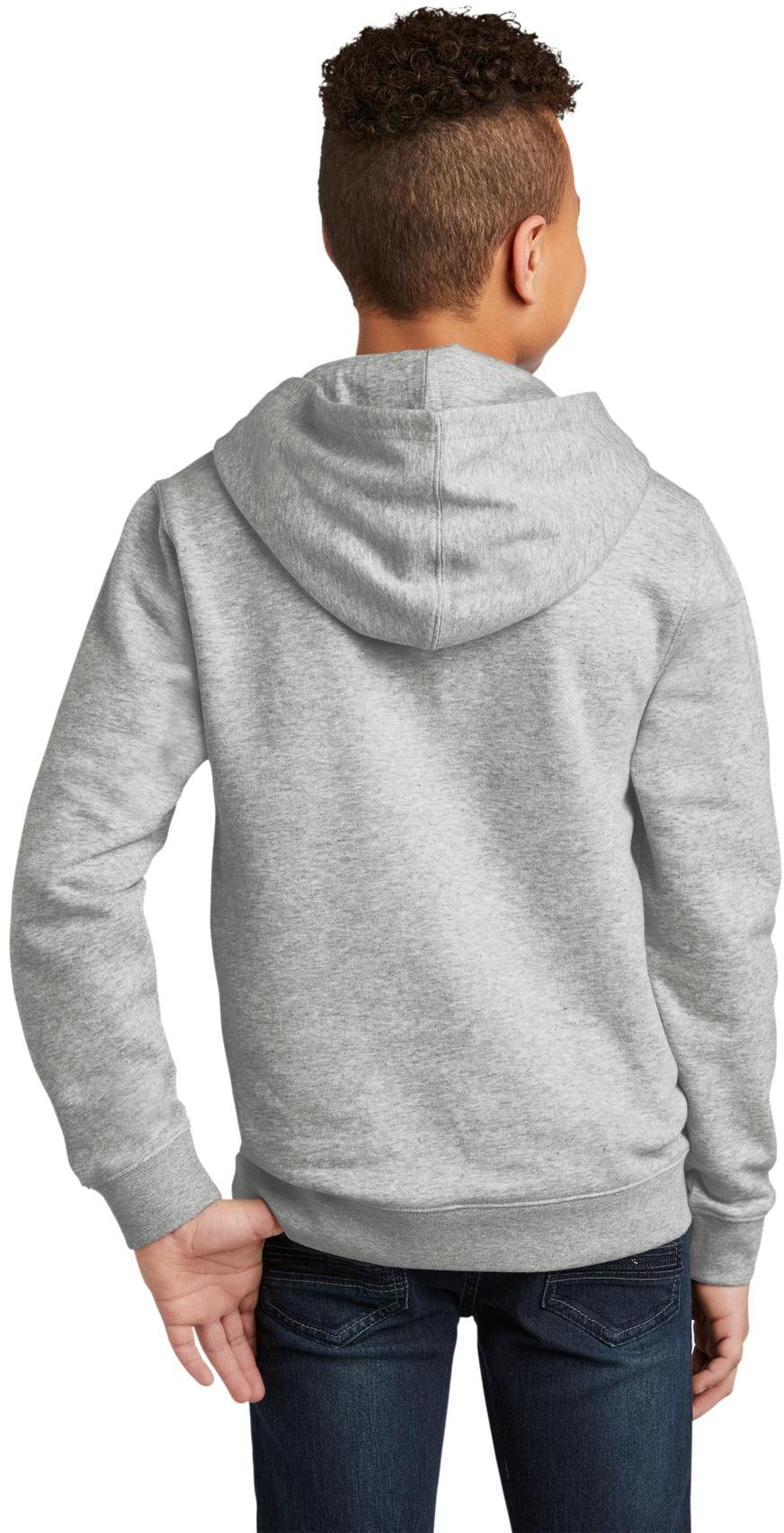 District ® Youth V.I.T. ™ Fleece Hoodie Kids Sweatshirt DT6100Y Sizes XS-XL - Picture 24 of 44