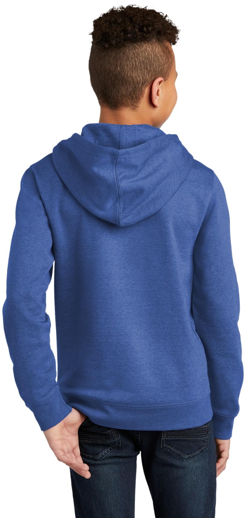 District ® Youth V.I.T. ™ Fleece Hoodie Kids Sweatshirt DT6100Y Sizes XS-XL - Picture 42 of 44