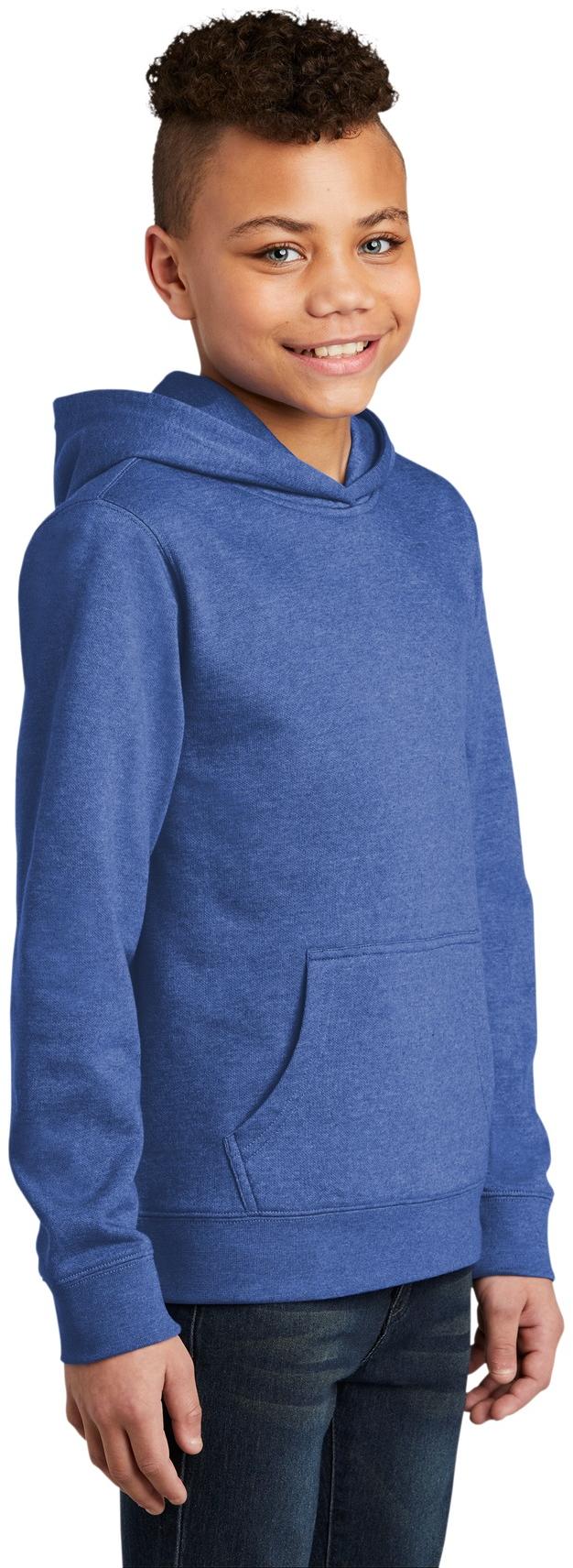 District ® Youth V.I.T. ™ Fleece Hoodie Kids Sweatshirt DT6100Y Sizes XS-XL - Picture 40 of 44
