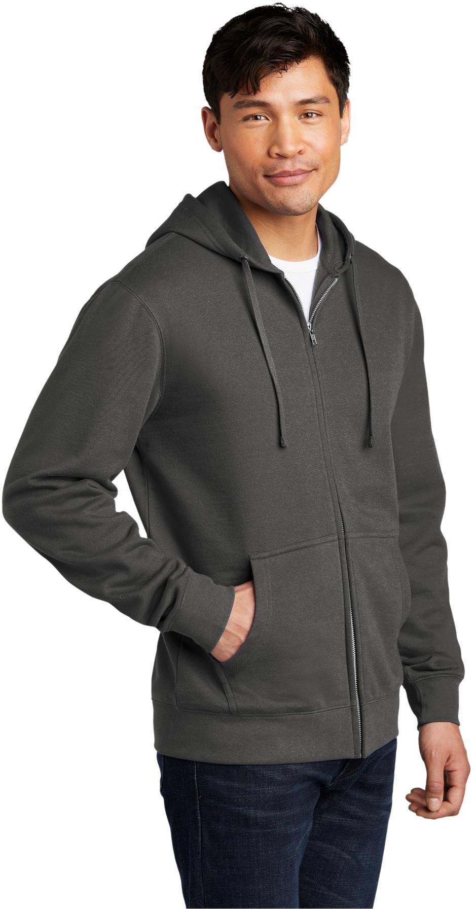 District® V.I.T. ™ Fleece Full-Zip Hoodie Herren Sweatshirt DT6102 Gr. XS-4XL - Bild 9 von 86