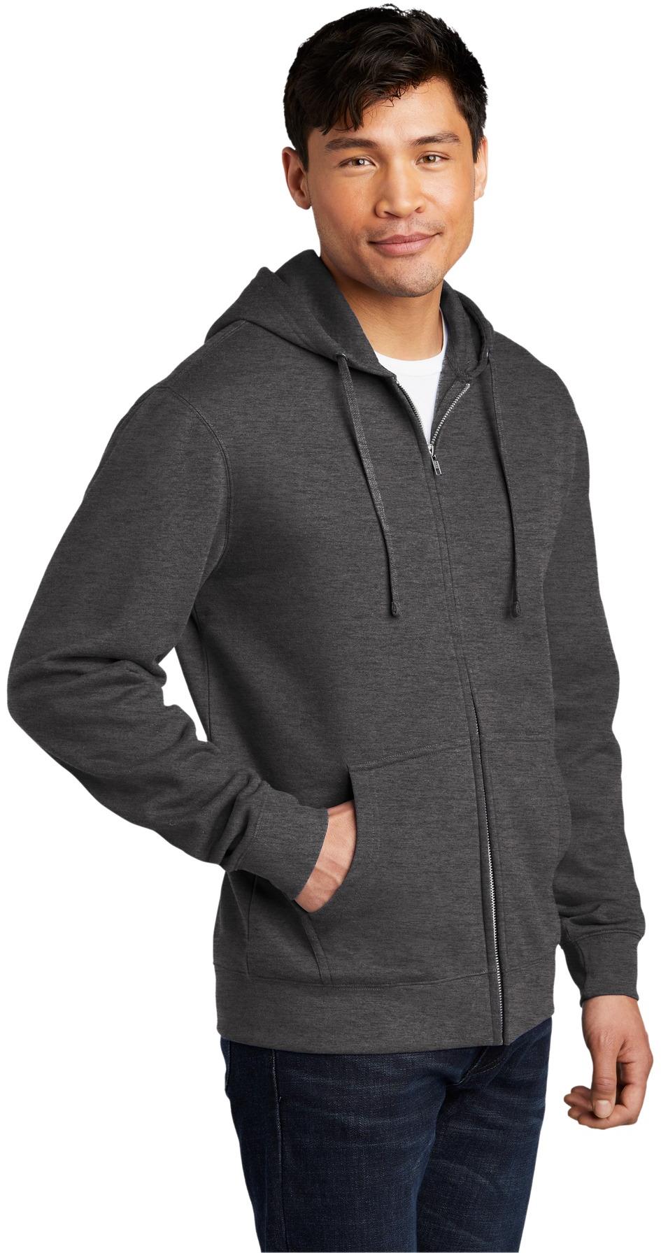 District® V.I.T. ™ Fleece Full-Zip Hoodie Herren Sweatshirt DT6102 Gr. XS-4XL - Bild 28 von 86