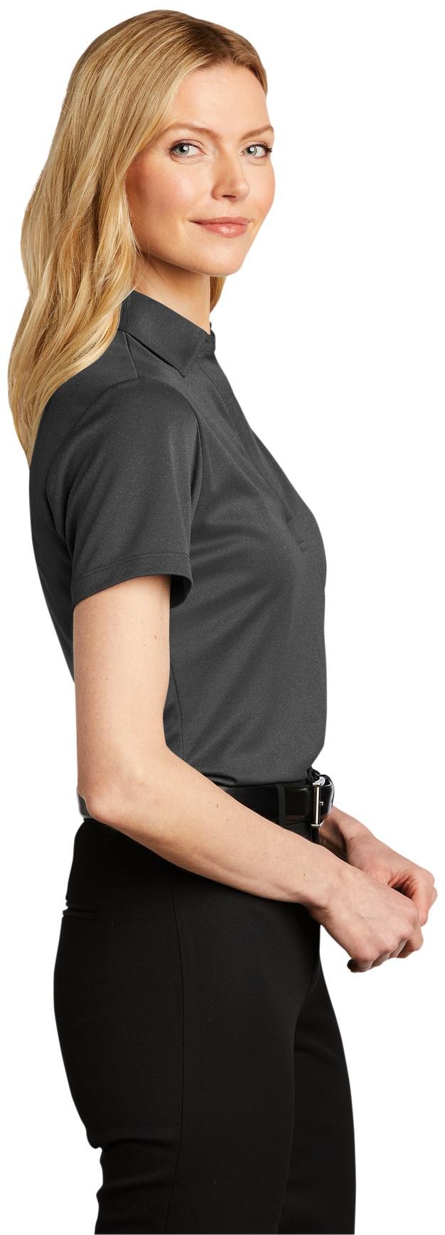 Port Authority ® Ladies Heathered Silk Touch ™ Performance Polo LK542 Size XS-4X - Picture 4 of 43
