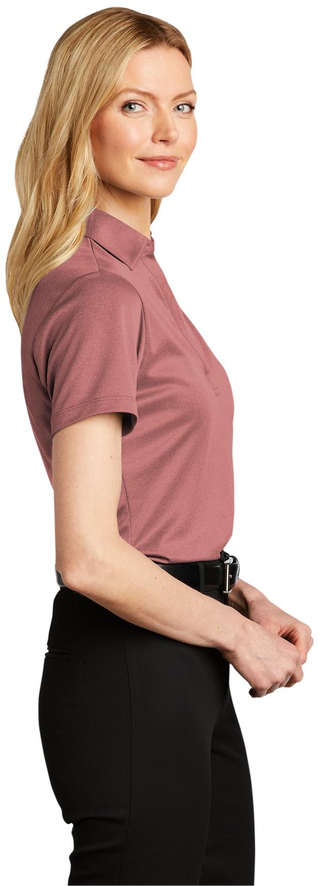 Port Authority ® Ladies Heathered Silk Touch ™ Performance Polo LK542 Size XS-4X - Picture 10 of 43