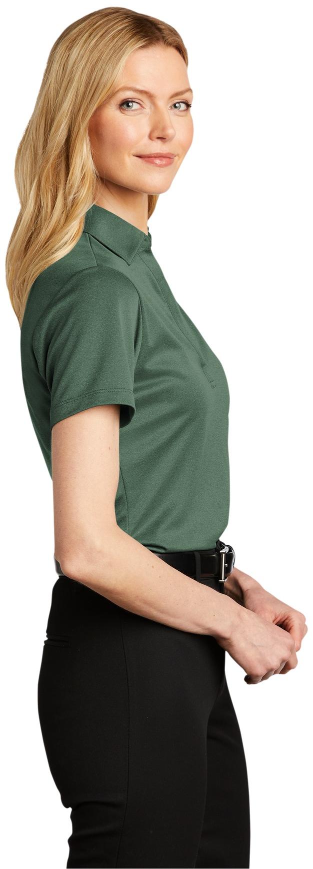 Port Authority ® Ladies Heathered Silk Touch ™ Performance Polo LK542 Size XS-4X - Picture 16 of 43