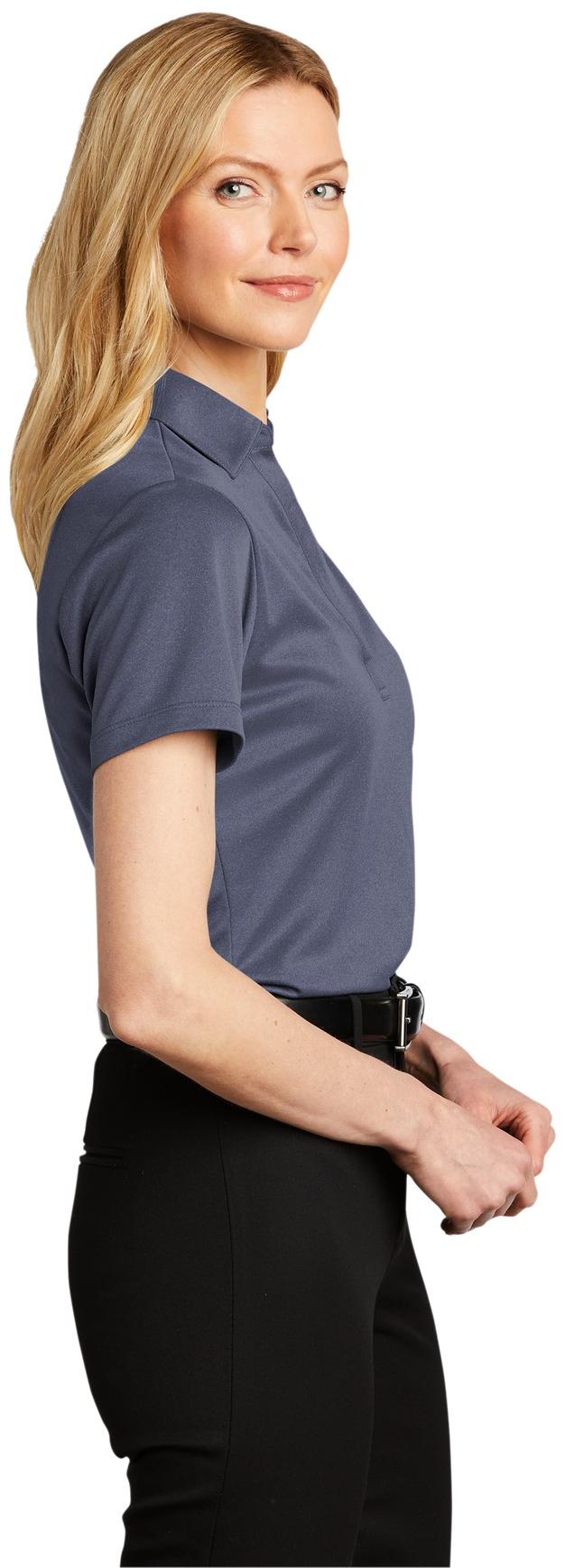Port Authority ® Ladies Heathered Silk Touch ™ Performance Polo LK542 Size XS-4X - Picture 28 of 43