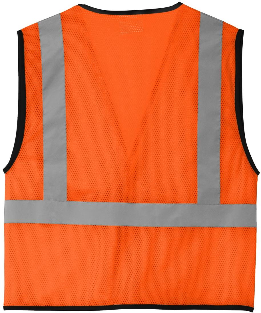 CornerStone ® ANSI 107 Class 2 Economy Mesh One-Pocket Vest CSV100 4 Sizes Avail - Picture 7 of 13