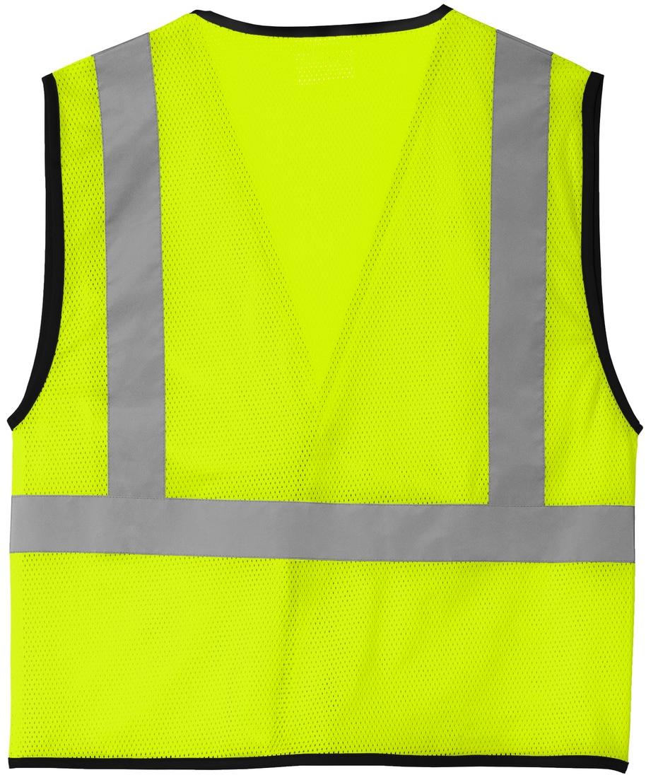 CornerStone ® ANSI 107 Class 2 Economy Mesh One-Pocket Vest CSV100 4 Sizes Avail - Picture 13 of 13