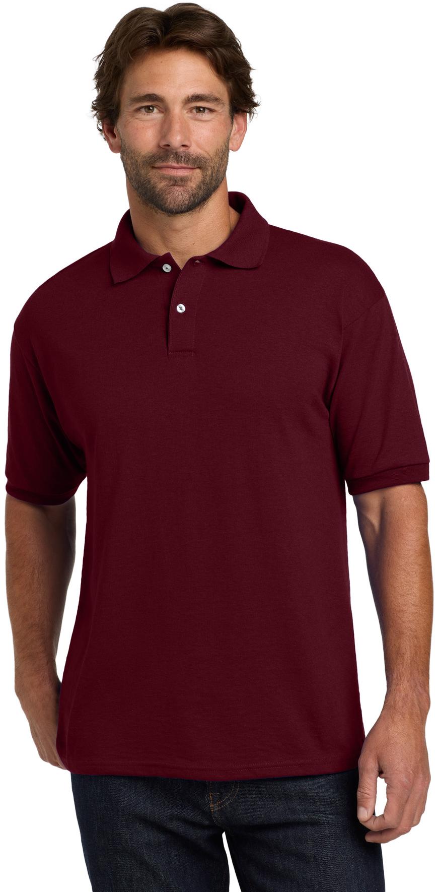 Hanes ® EcoSmart ® - Camisa deportiva tejida jersey de 5,2 onzas para hombre tallas S-3XL 054X - Imagen 32 de 55