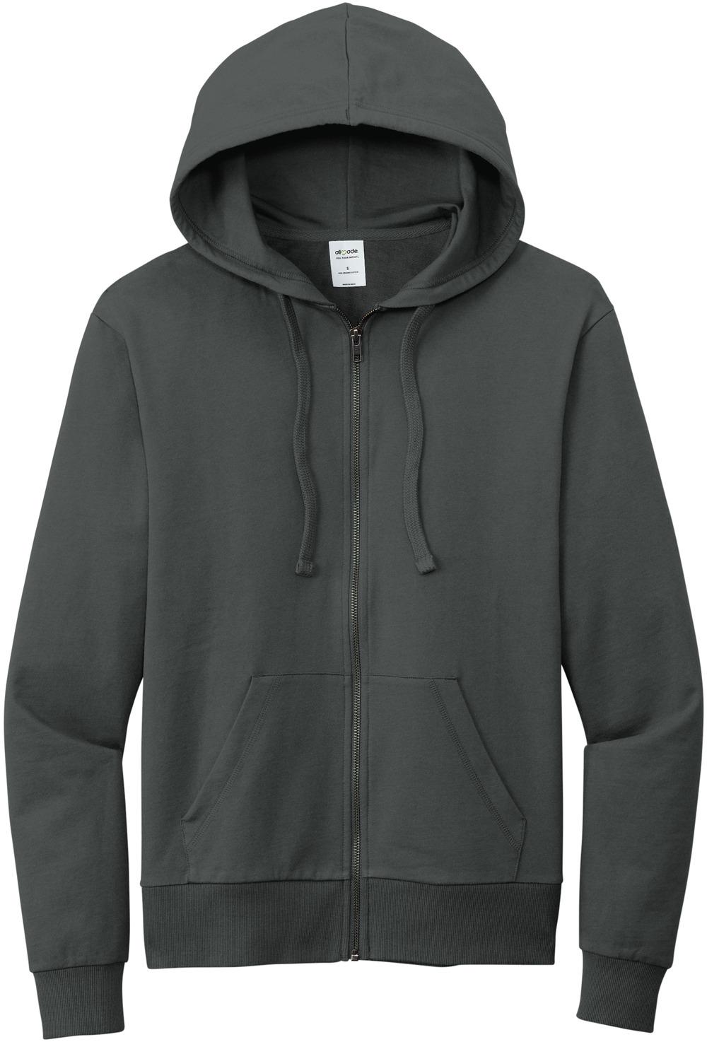 Allmade ® Unisex Organic French Terry Full-Zip Hoodie AL4002, 4 Colors, XS - 4XL