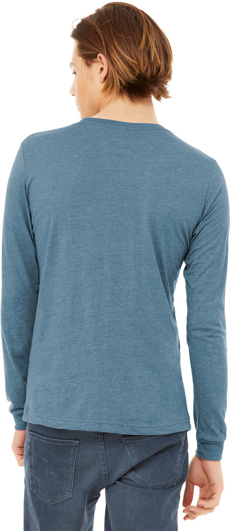 BELLA+CANVAS ® Unisex Triblend Long Sleeve Tee Shirt, BC3513, XS-2XL - Picture 7 of 39