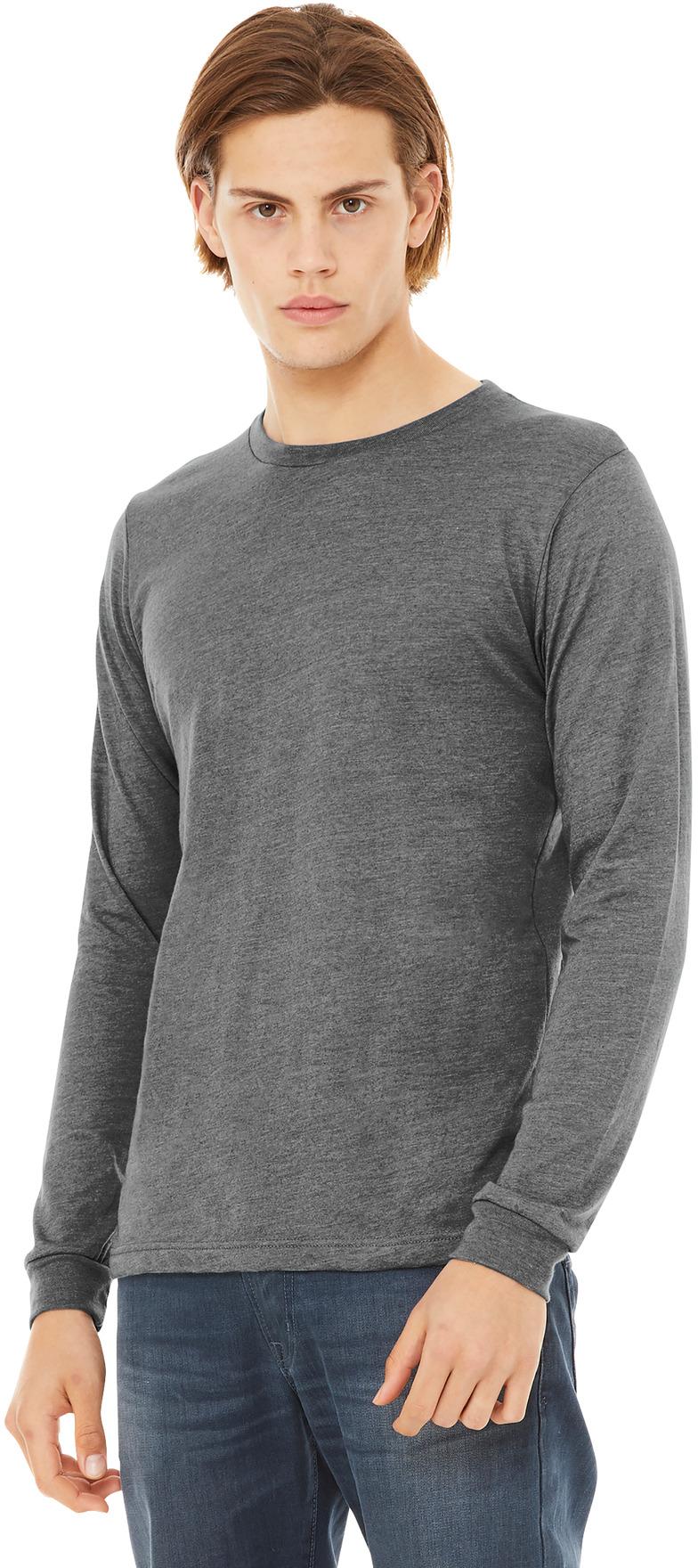 BELLA+CANVAS ® Unisex Triblend Long Sleeve Tee Shirt, BC3513, XS-2XL - Picture 11 of 39