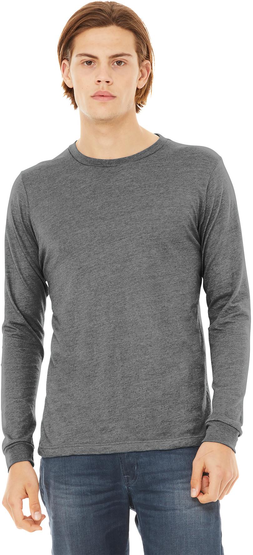 BELLA+CANVAS ® Unisex Triblend Long Sleeve Tee Shirt, BC3513, XS-2XL - Picture 10 of 39