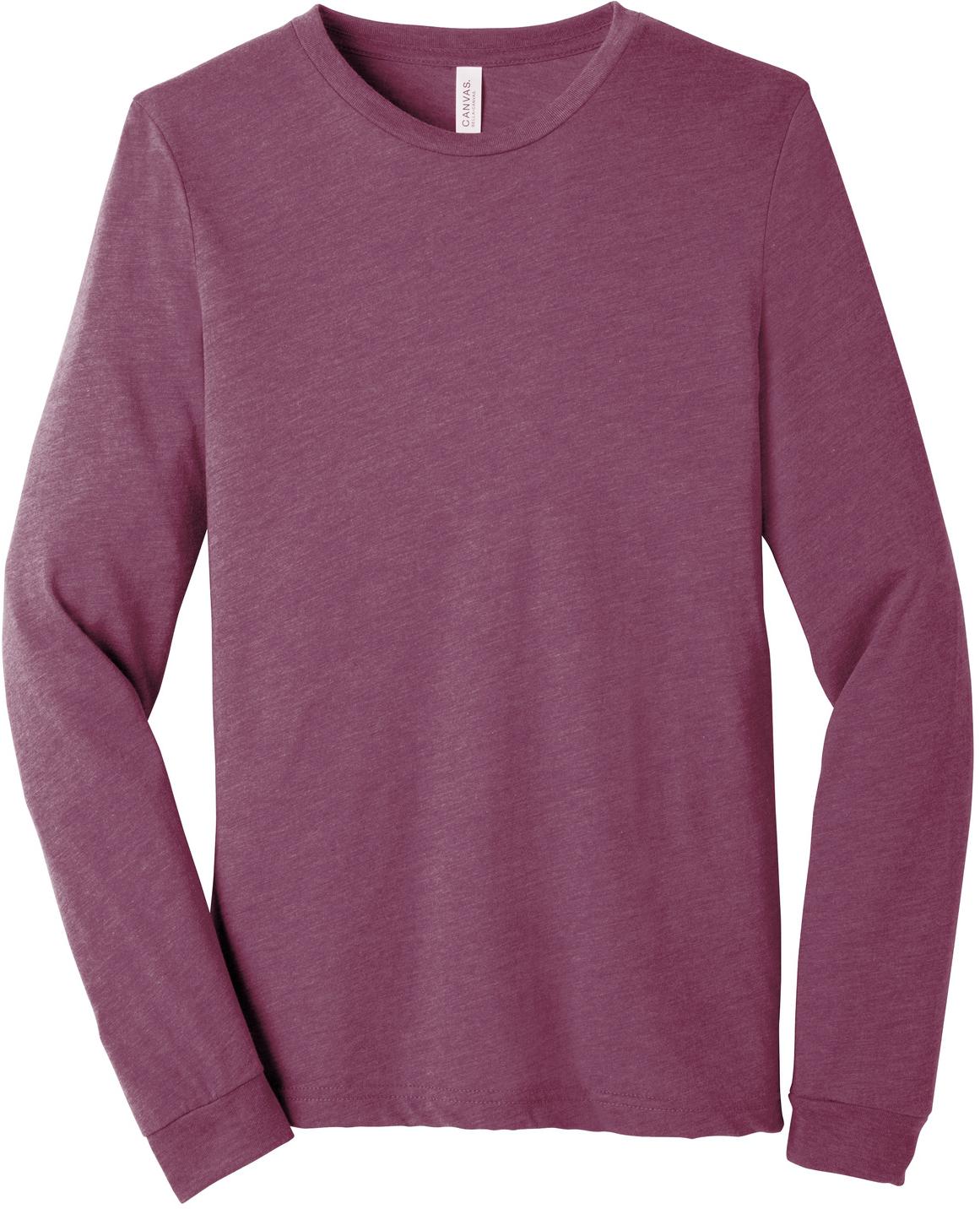 BELLA+CANVAS ® Unisex Triblend Long Sleeve Tee Shirt, BC3513, XS-2XL - Picture 20 of 39