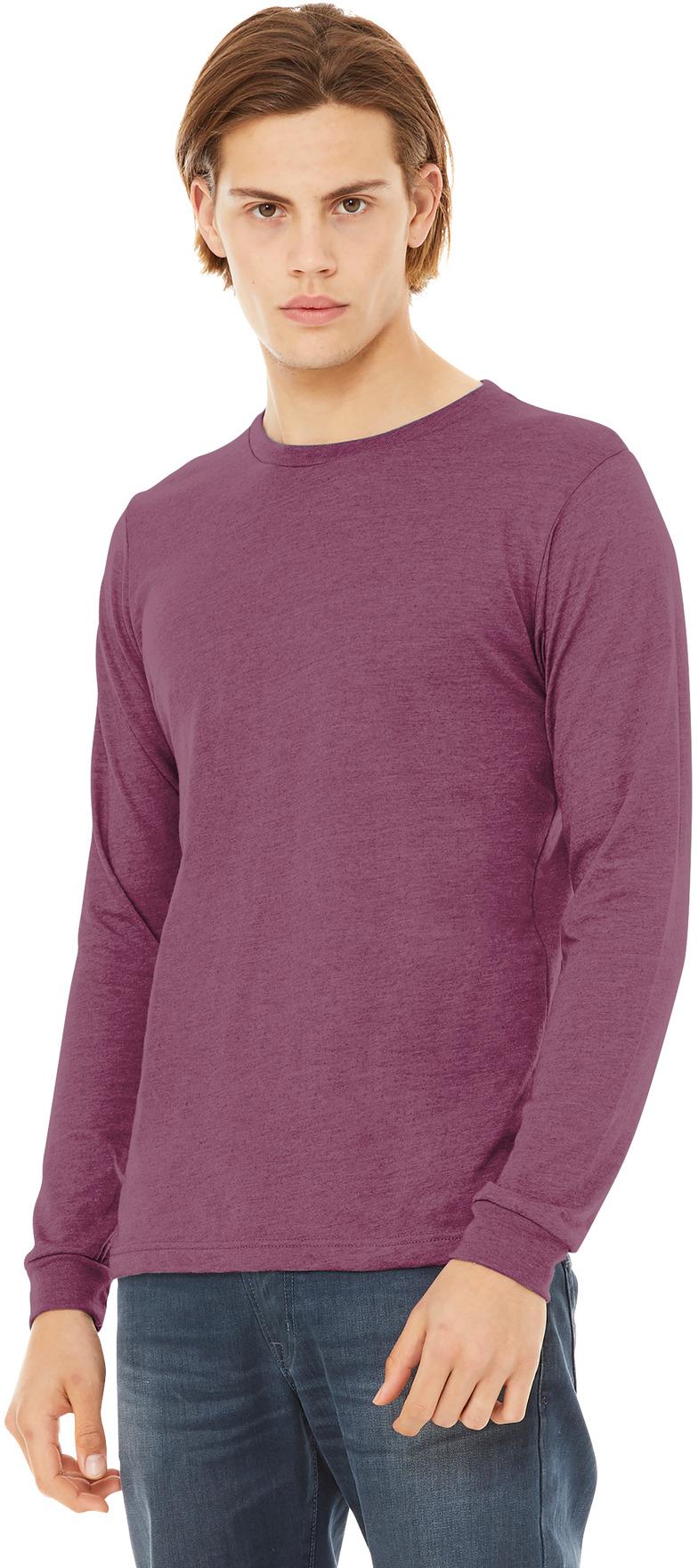 BELLA+CANVAS ® Unisex Triblend Long Sleeve Tee Shirt, BC3513, XS-2XL - Picture 17 of 39