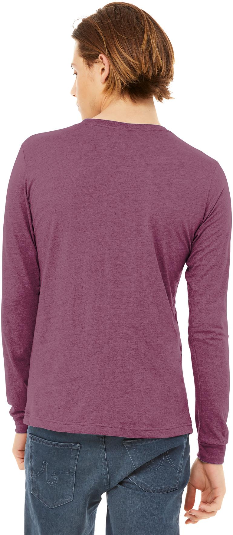 BELLA+CANVAS ® Unisex Triblend Long Sleeve Tee Shirt, BC3513, XS-2XL - Picture 19 of 39