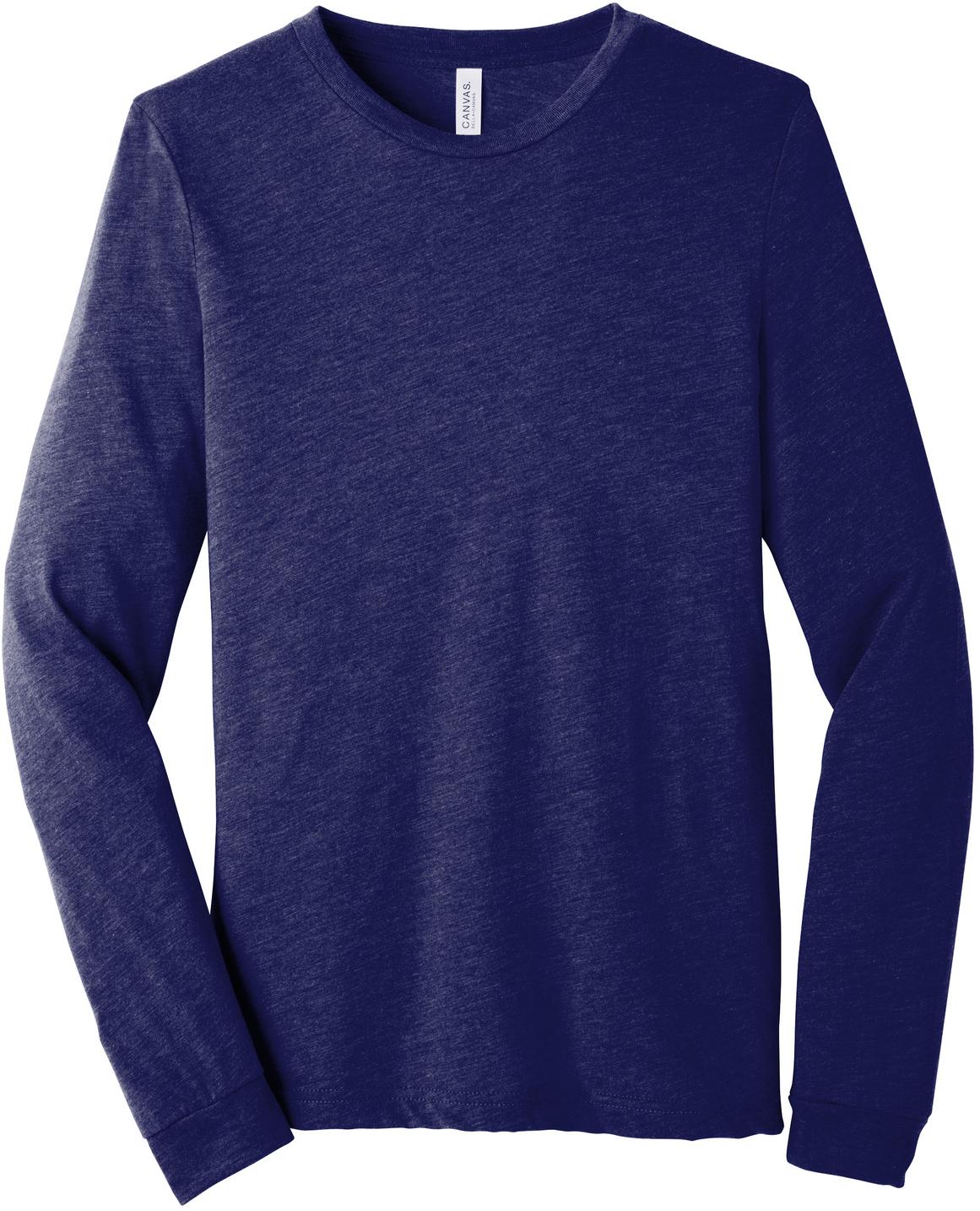 BELLA+CANVAS ® Unisex Triblend Long Sleeve Tee Shirt, BC3513, XS-2XL - Picture 26 of 39
