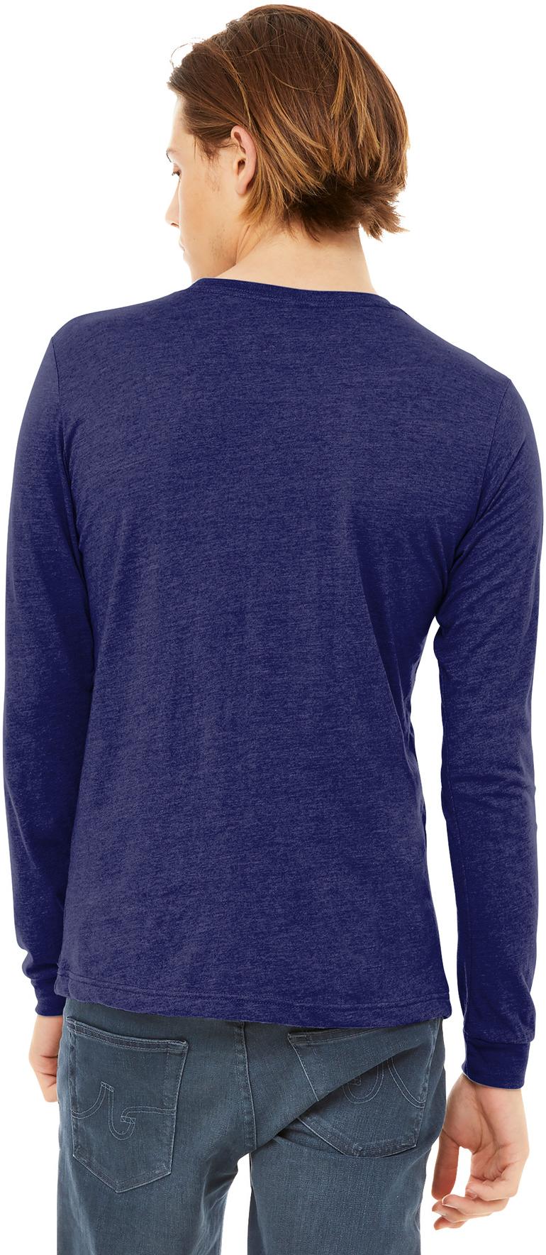 BELLA+CANVAS ® Unisex Triblend Long Sleeve Tee Shirt, BC3513, XS-2XL - Picture 25 of 39