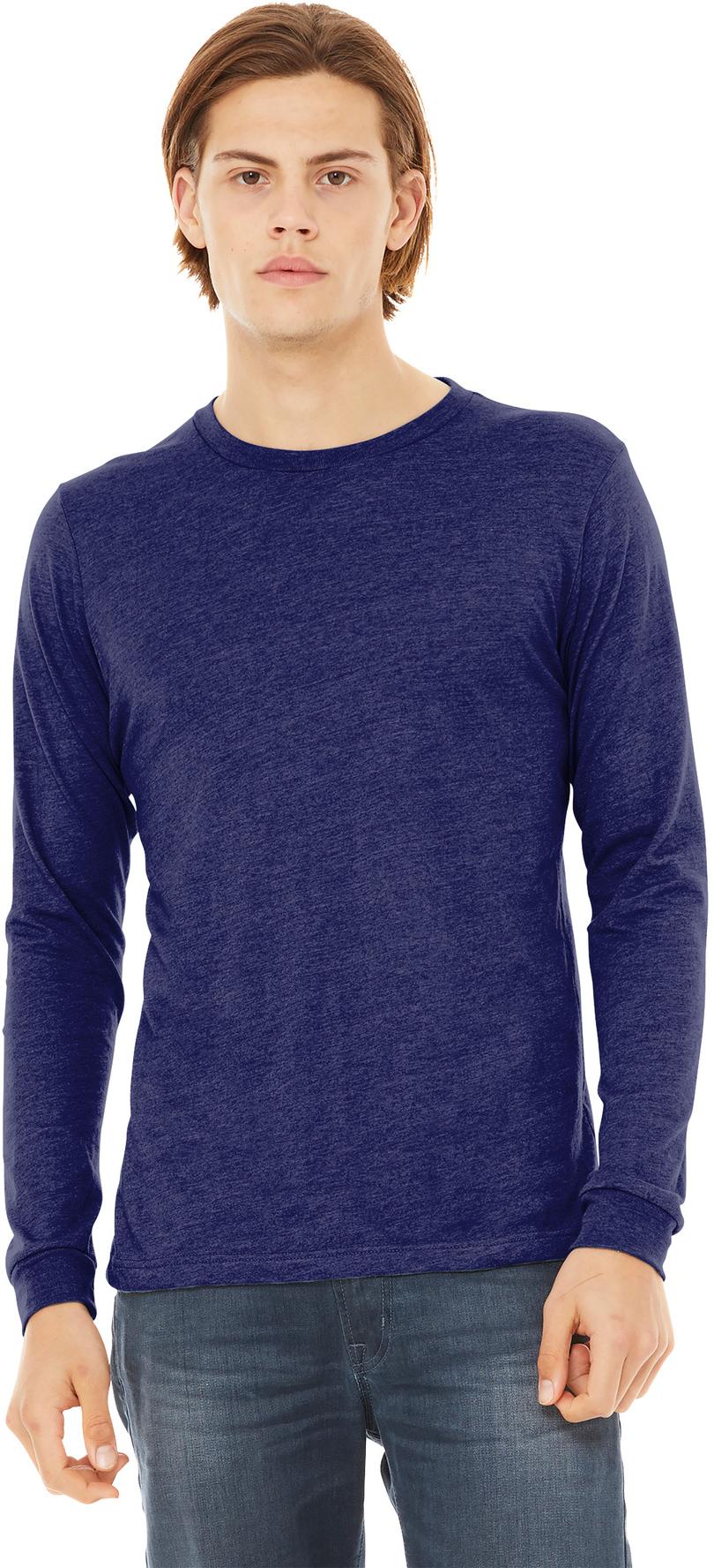 BELLA+CANVAS ® Unisex Triblend Long Sleeve Tee Shirt, BC3513, XS-2XL - Picture 22 of 39