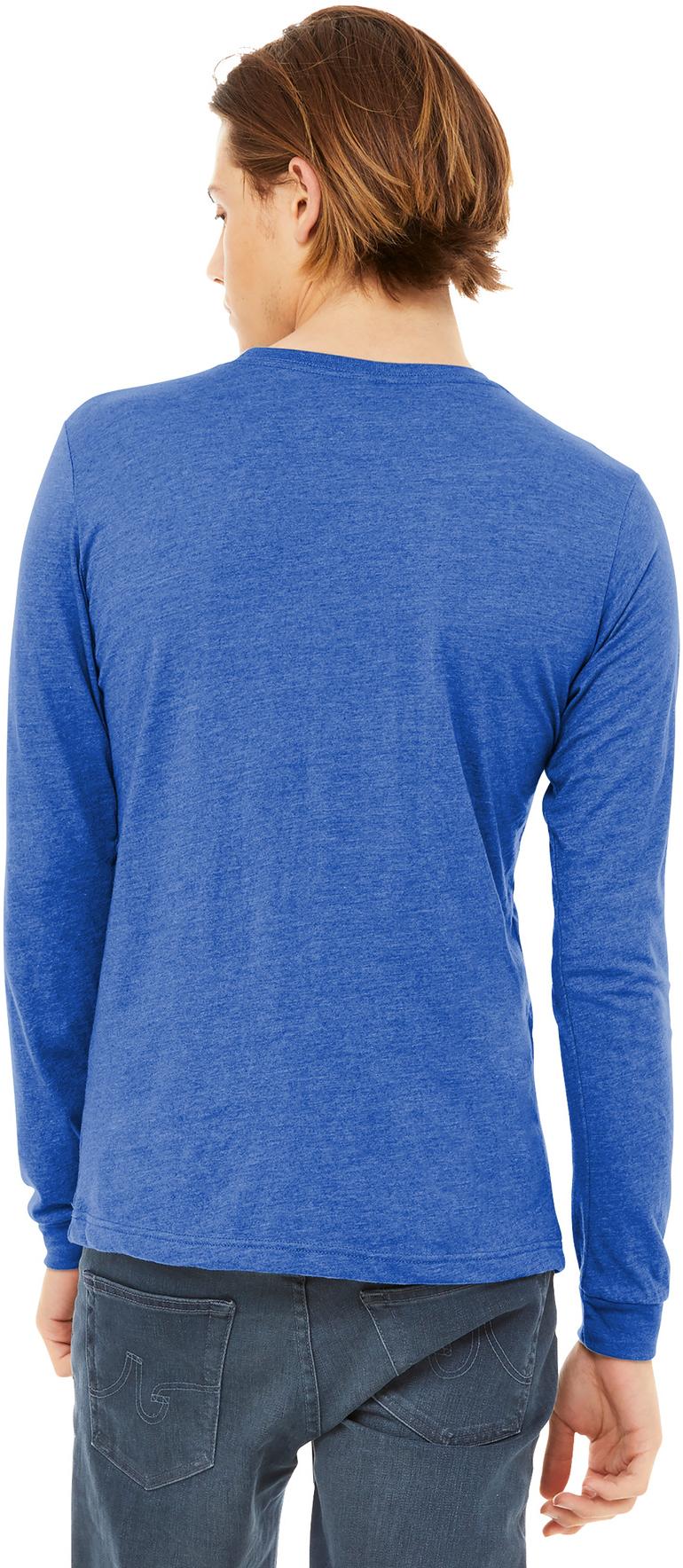 BELLA+CANVAS ® Unisex Triblend Long Sleeve Tee Shirt, BC3513, XS-2XL - Picture 37 of 39