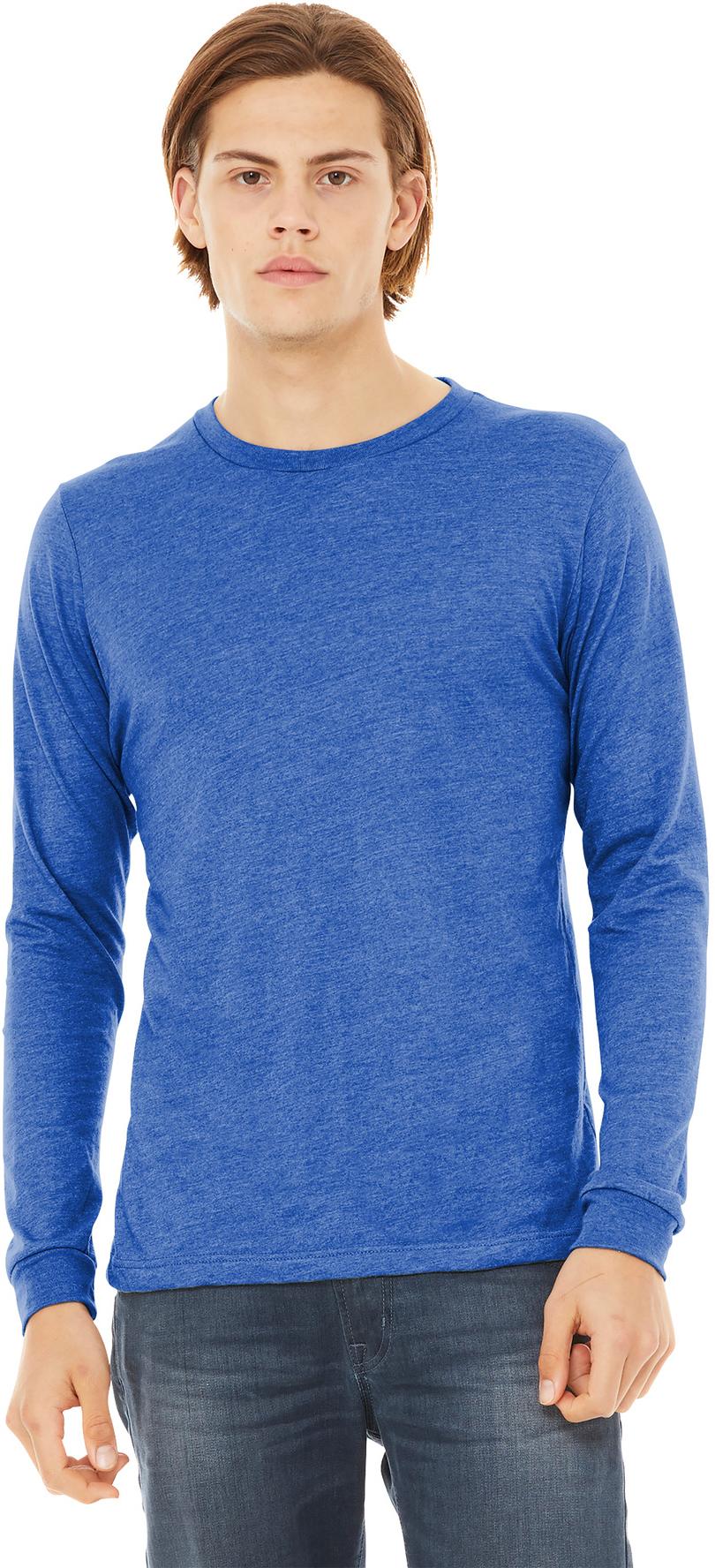 BELLA+CANVAS ® Unisex Triblend Long Sleeve Tee Shirt, BC3513, XS-2XL - Picture 34 of 39