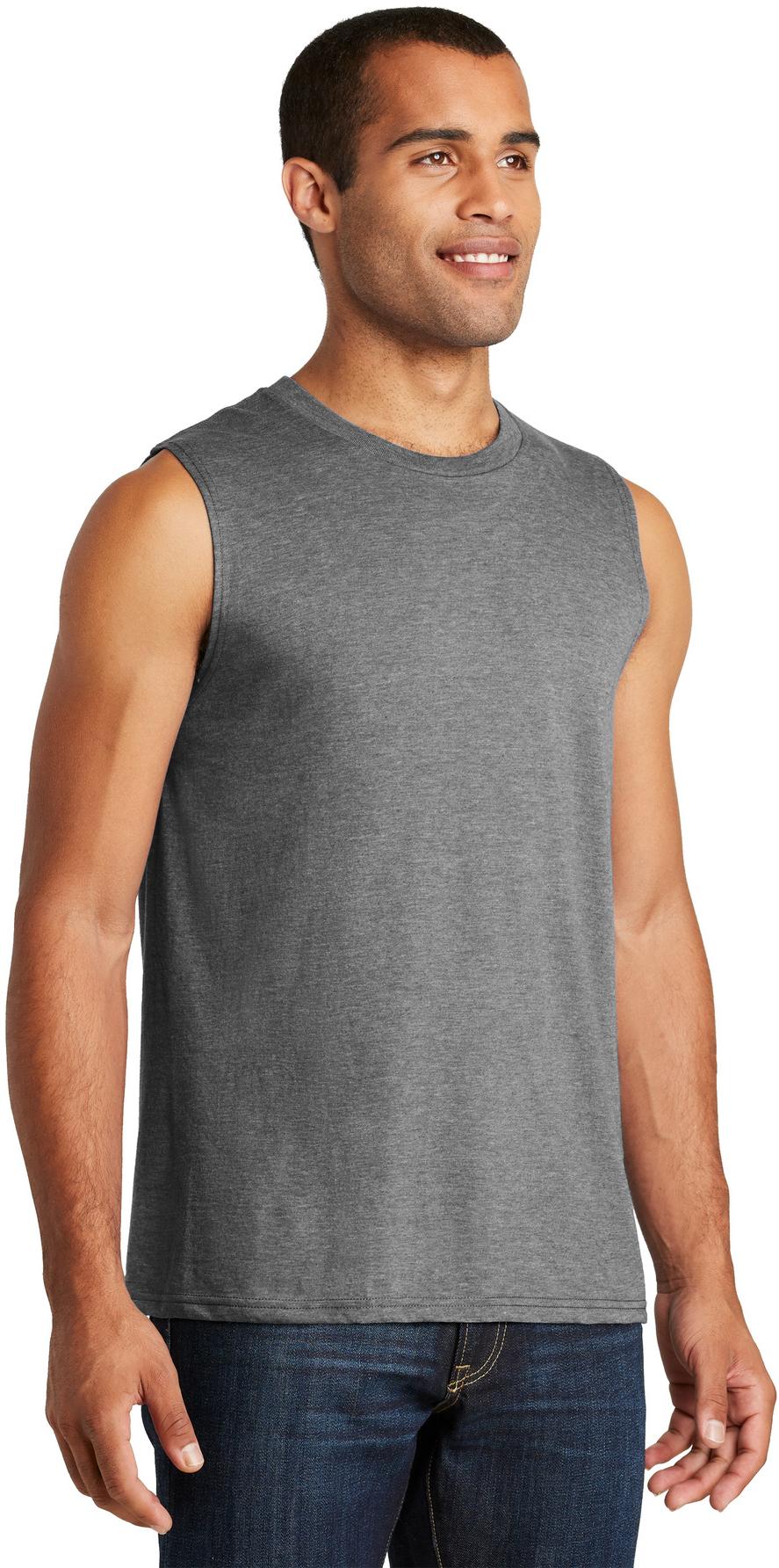 District ® V.I.T. ™ Muscle Tank Mens Tee DT6300 Sizes XS-4XL - Picture 9 of 19