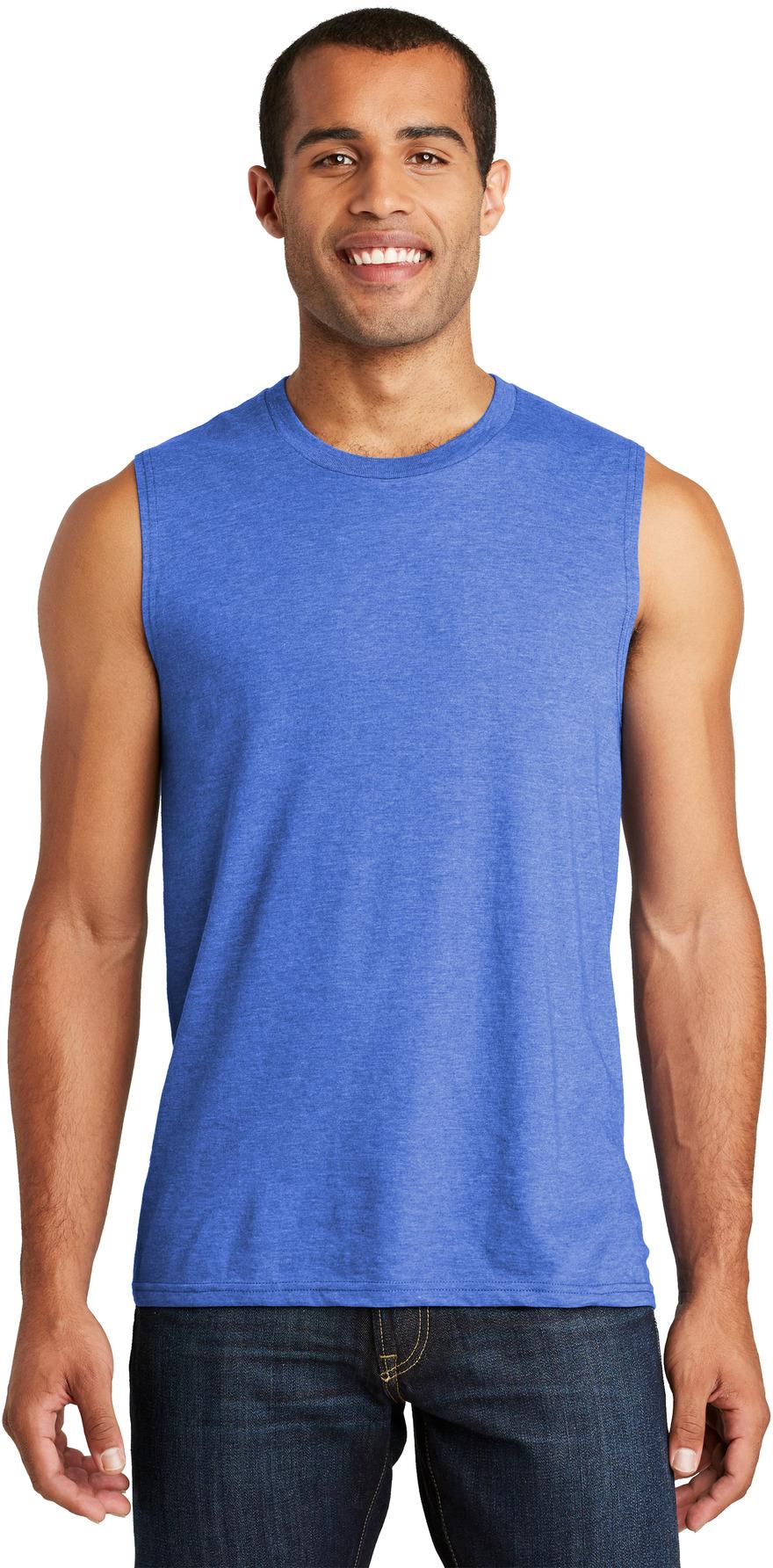 District ® V.I.T. ™ Muscle Tank Mens Tee DT6300 Sizes XS-4XL - Picture 14 of 19
