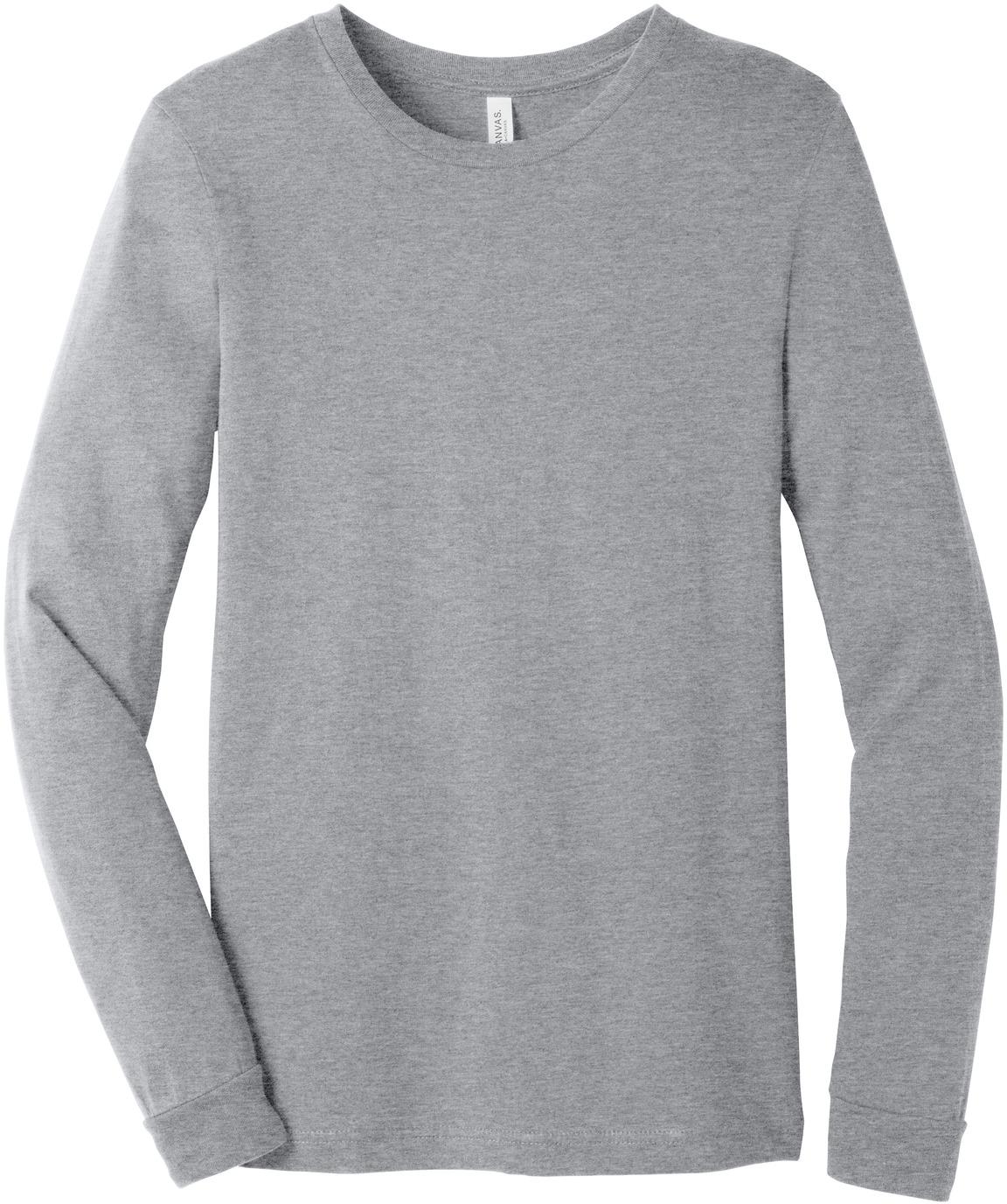 BELLA+CANVAS ® Unisex Heather CVC Long Sleeve Tee Shirt BC3501CVC, XS-3XL - Picture 6 of 75