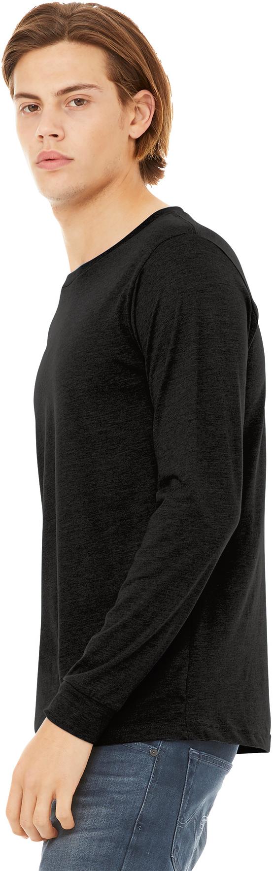 BELLA+CANVAS ® Unisex Heather CVC Long Sleeve Tee Shirt BC3501CVC, XS-3XL - Picture 9 of 75