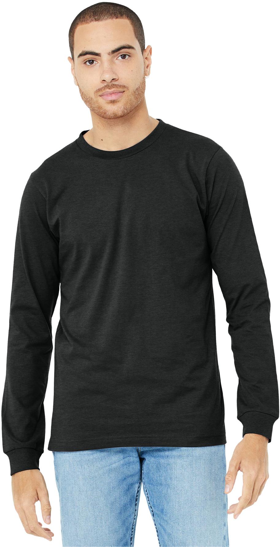 BELLA+CANVAS ® Unisex Heather CVC Long Sleeve Tee Shirt BC3501CVC, XS-3XL - Picture 8 of 75