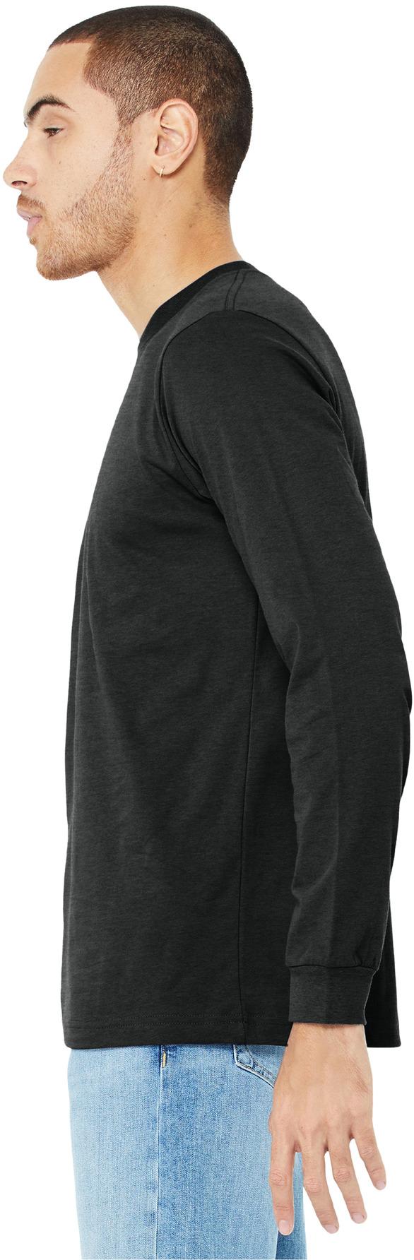BELLA+CANVAS ® Unisex Heather CVC Long Sleeve Tee Shirt BC3501CVC, XS-3XL - Picture 10 of 75