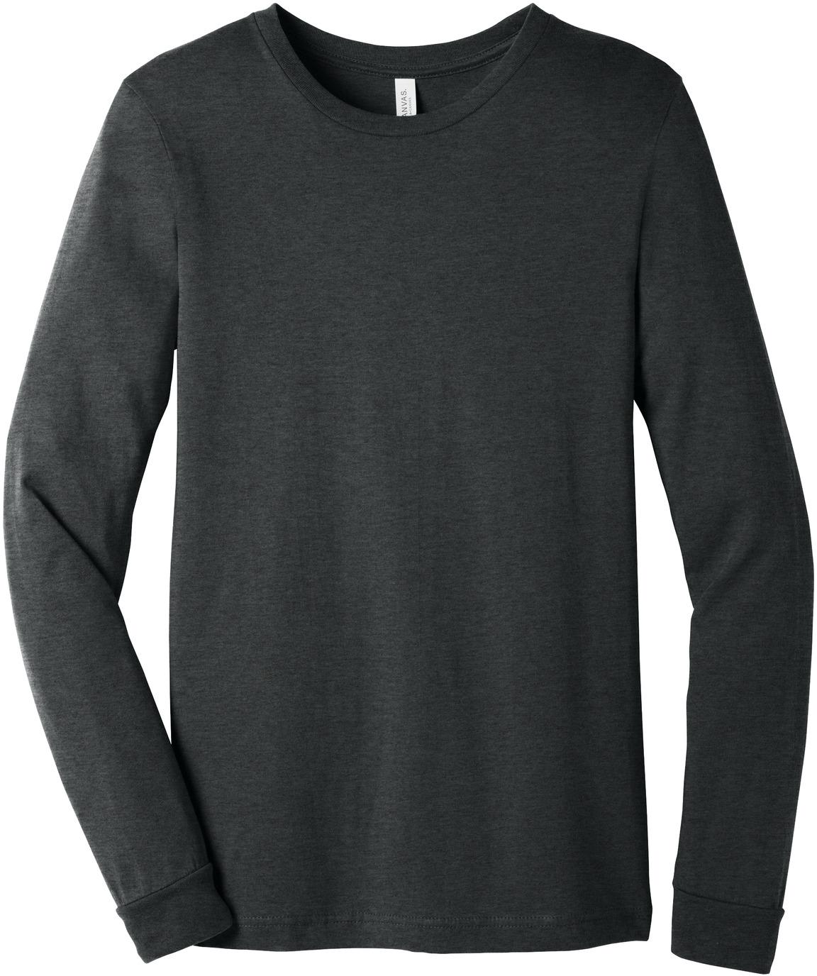 BELLA+CANVAS ® Unisex Heather CVC Long Sleeve Tee Shirt BC3501CVC, XS-3XL - Picture 18 of 75