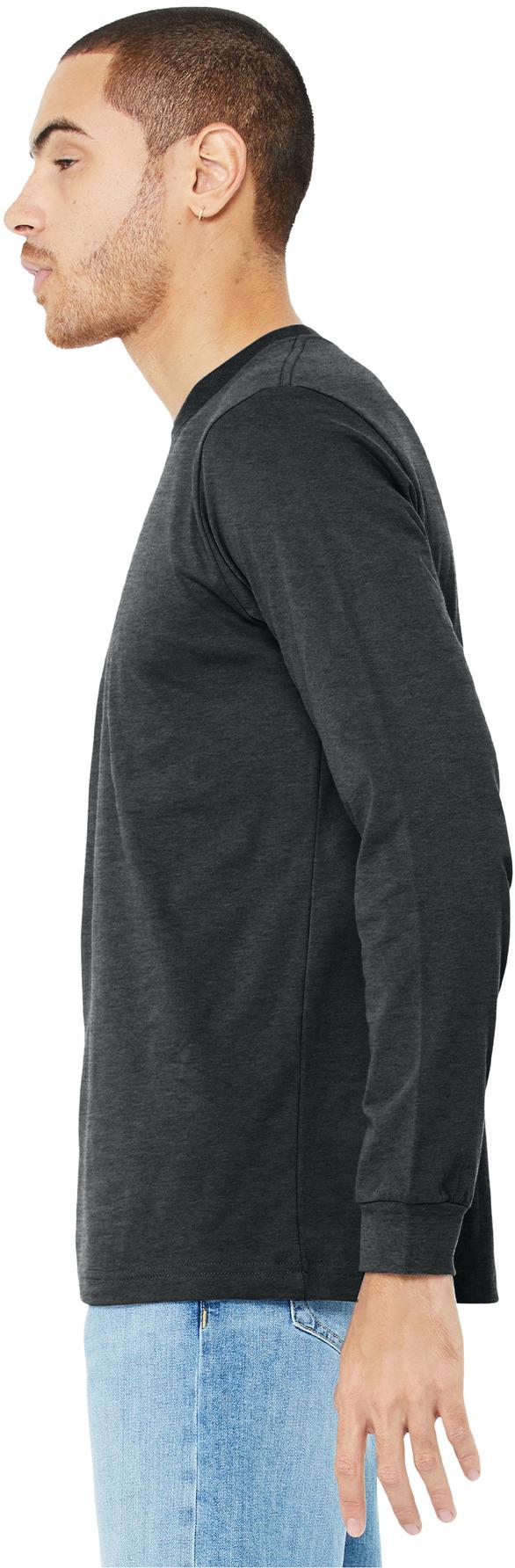 BELLA+CANVAS ® Unisex Heather CVC Long Sleeve Tee Shirt BC3501CVC, XS-3XL - Picture 16 of 75