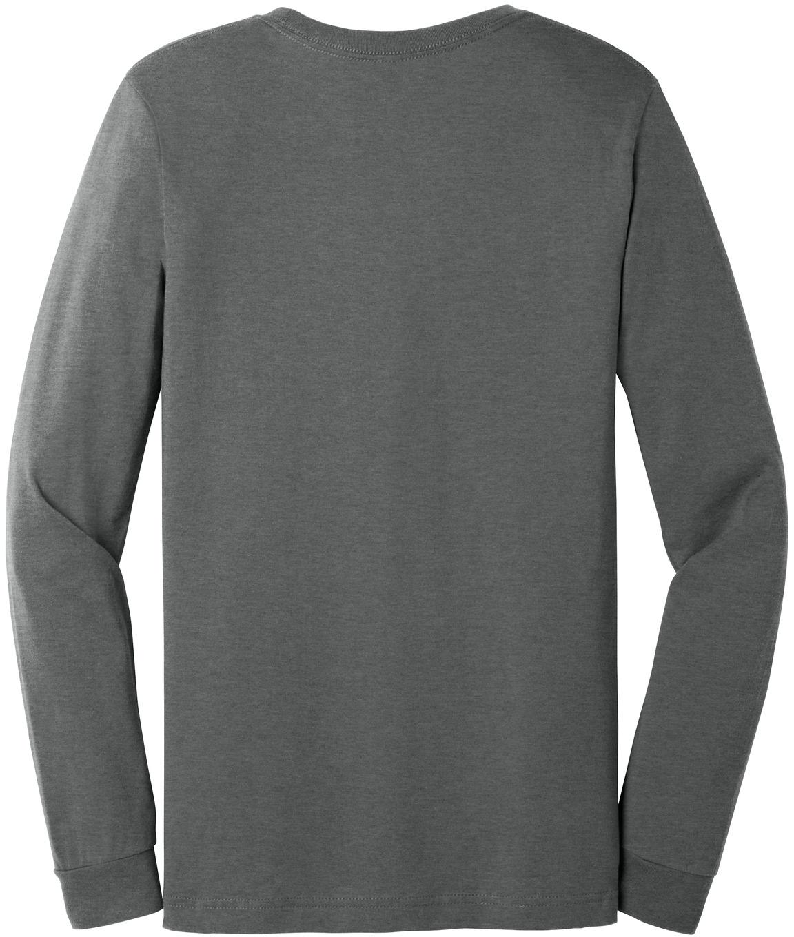 BELLA+CANVAS ® Unisex Heather CVC Long Sleeve Tee Shirt BC3501CVC, XS-3XL - Picture 25 of 75